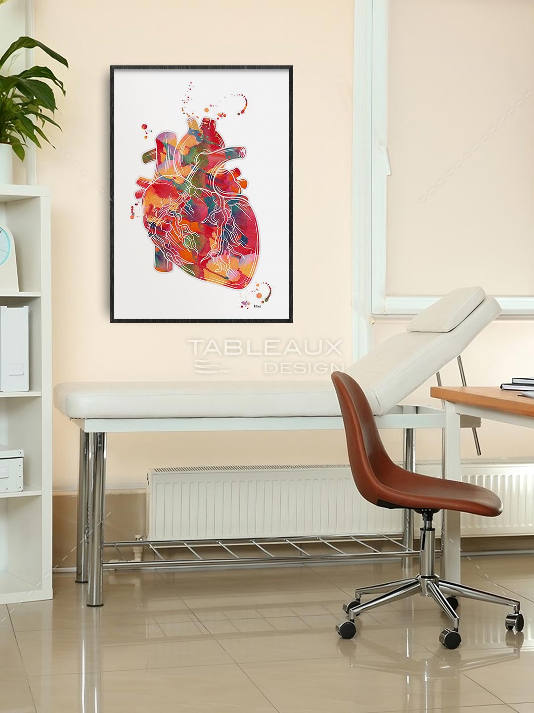 Cardiologie - Art Cardiaque Coloré