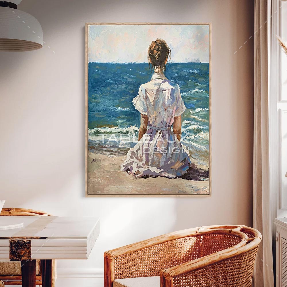 Seule face à l'horizon