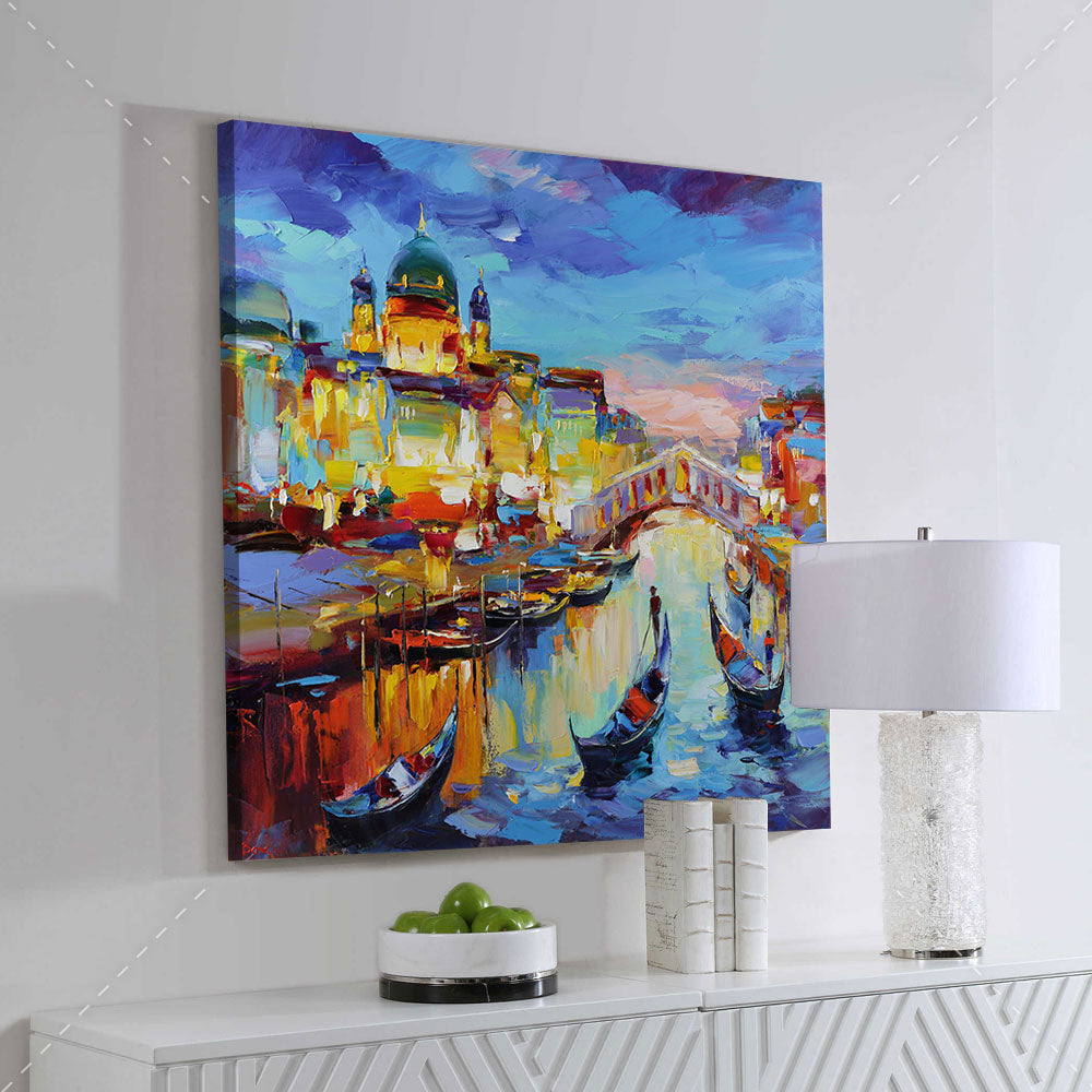 Venise en lumière dorée