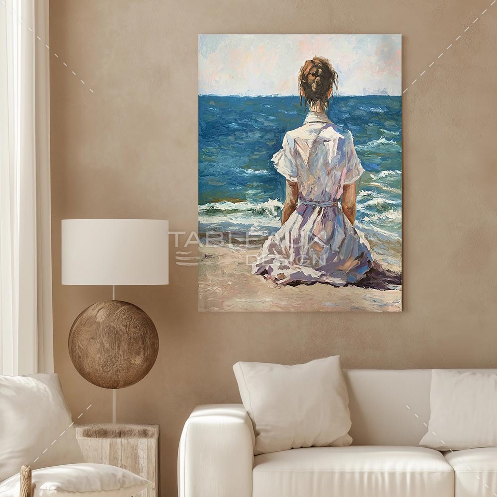 Seule face à l'horizon