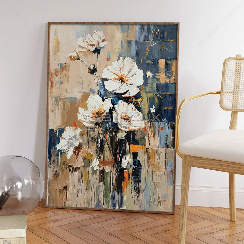 Fleurs sur fond d’automne