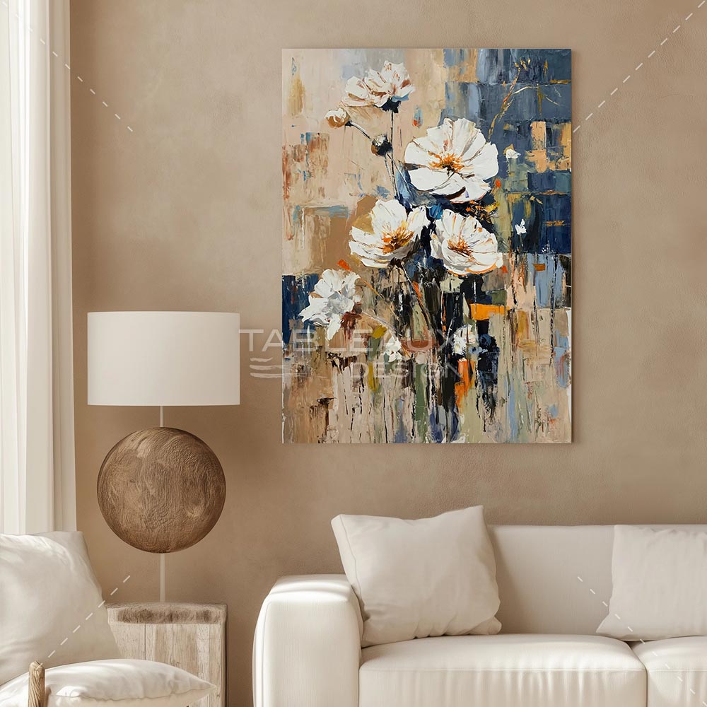 Fleurs sur fond d’automne