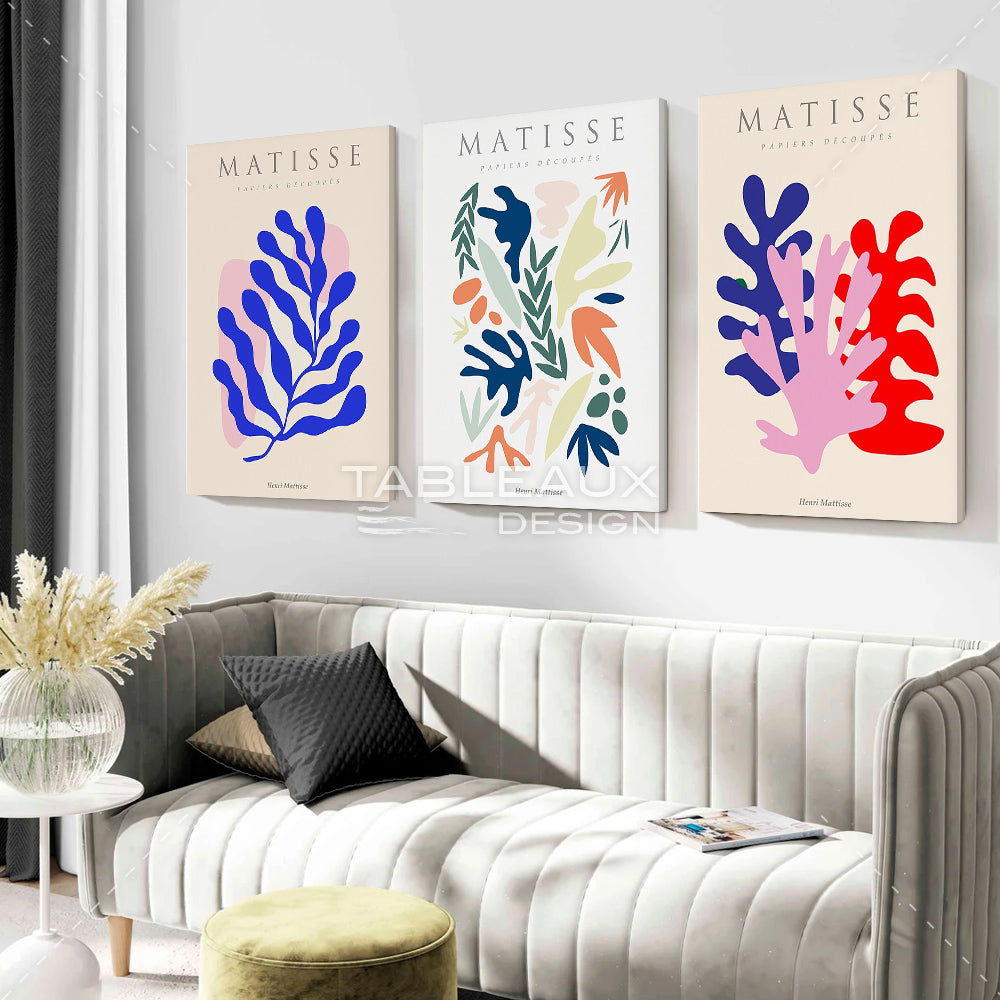 un triptyque abstrait matisse