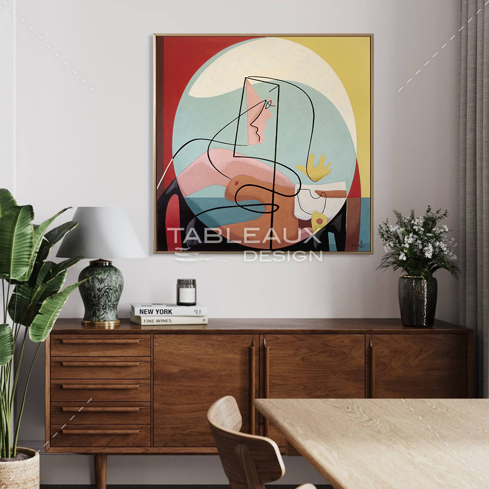 Portrait en abstraction