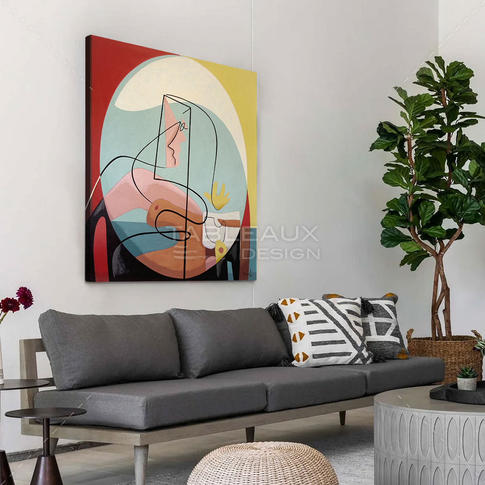 Portrait en abstraction