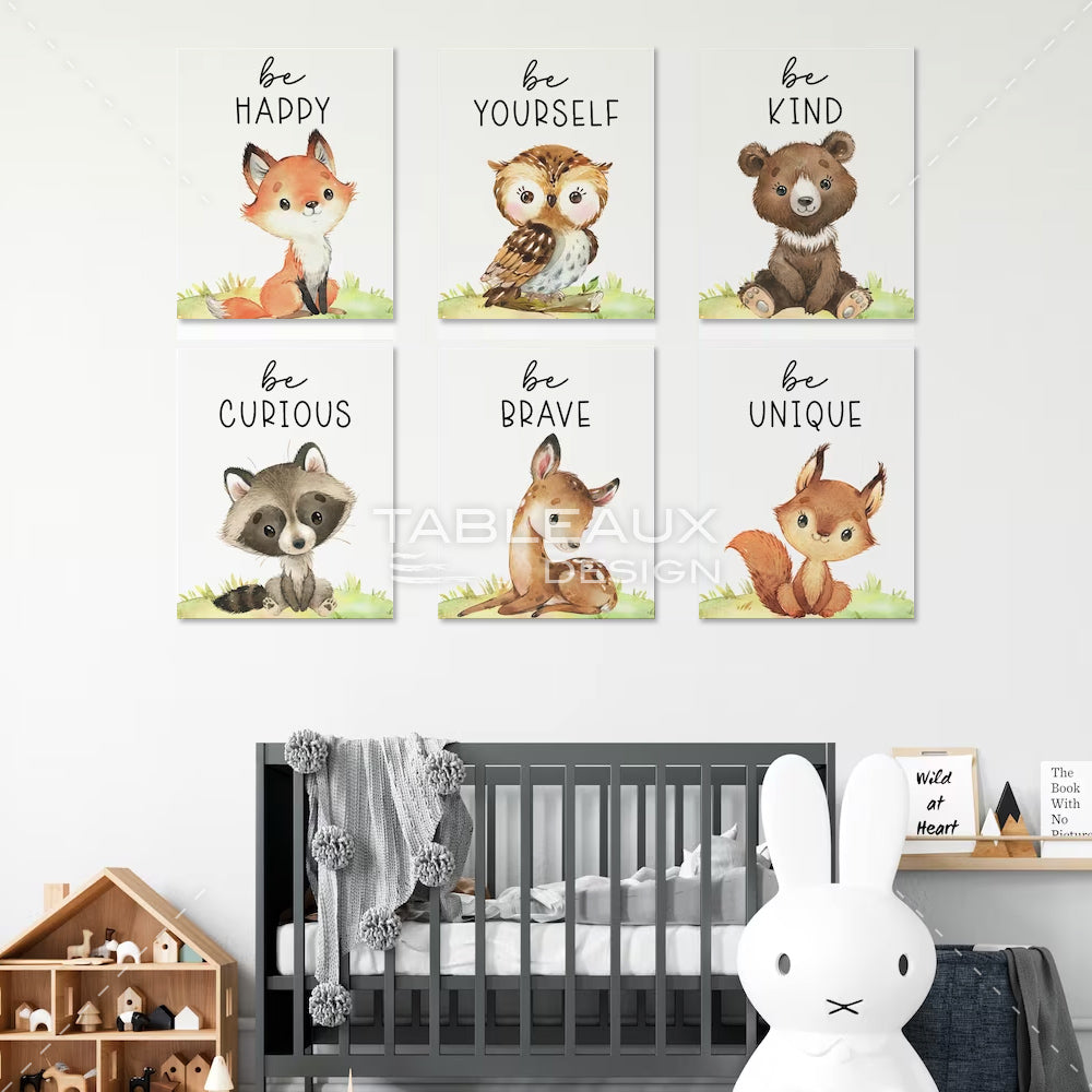 Amis en Peluche : Une Aventure Ludique en 6 Actes - tableauxdesign