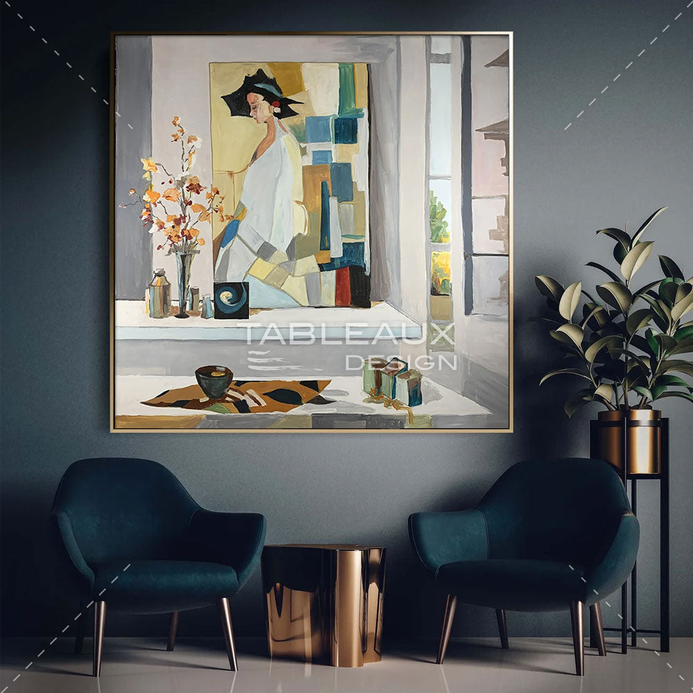 Portrait en abstraction