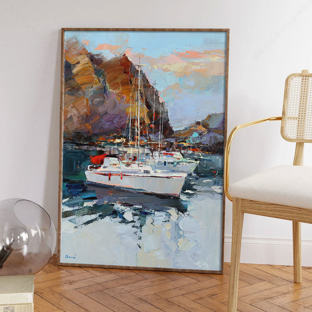 Voiles au Vent : Échappée en Acrylique