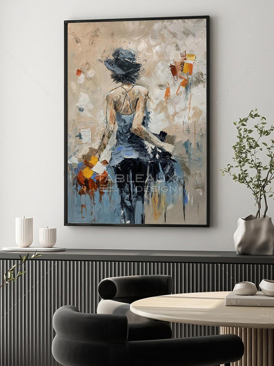 Silhouette Vibrante - tableauxdesign